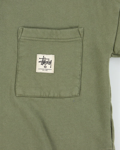 Vintage Stussy Shortsleeve Lightweight Sweatshirt - XS
