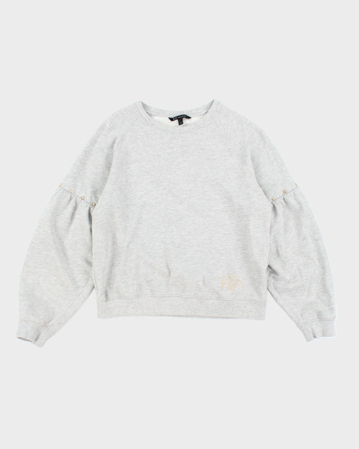 Vintage Armani Exchange Cropped Sweatshirt - S