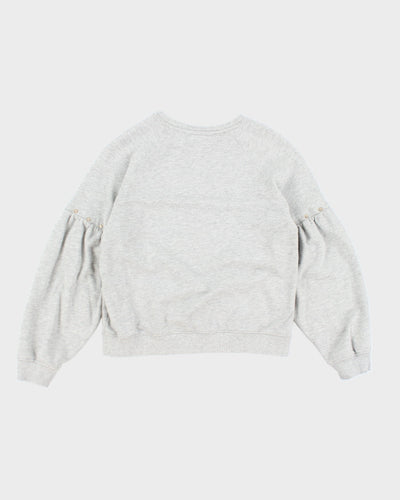 Vintage Armani Exchange Cropped Sweatshirt - S