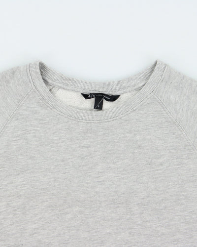 Vintage Armani Exchange Cropped Sweatshirt - S