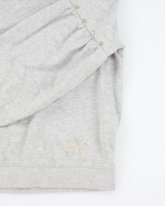 Vintage Armani Exchange Cropped Sweatshirt - S