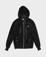 Vintage Y2K Guess Jeans Sequined Zip Up Hoodie - S