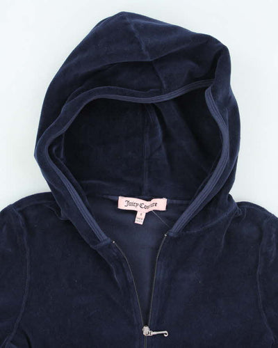 Vintage Y2K Juicy Couture Back Graphic Zip Up Hoodie - S