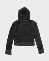 Vintage Y2K Guess Jeans Sequined Zip Up Hoodie - S