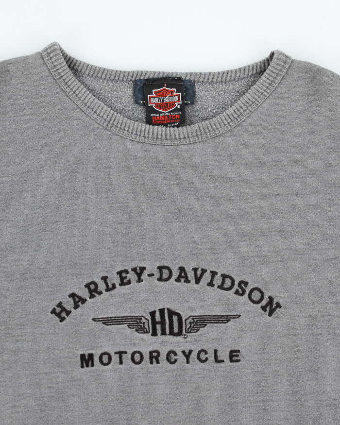 Vintage 2000's Harley Davidson Oversized Embroidered Sweatshirt - XXL