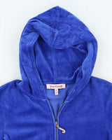 Juicy Couture Blue Zip-Up Hoodie - M