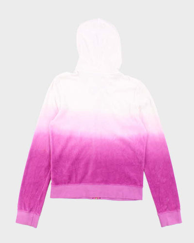 Juicy Couture Ombre Zip-Up Hoodie - L