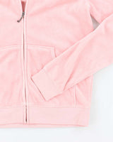 Y2k 00s Juicy Couture Rhinestone Zip-Up Hoodie - M