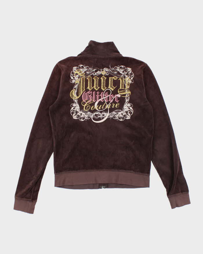 Y2k 00s Juicy Couture Zip-Up Jumper - L
