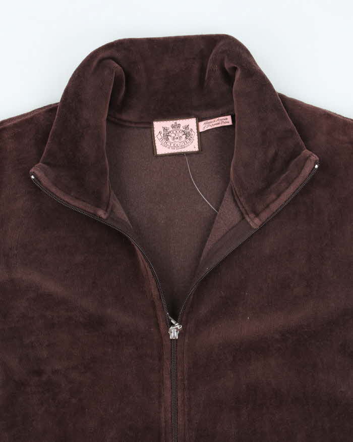 Y2k 00s Juicy Couture Zip-Up Jumper - L