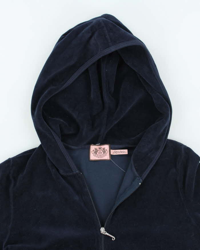Y2k 00s Juicy Couture Zip-Up Hoodie - L