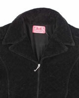 Vintage Y2K Juicy Couture Insulated Zip Up Hoodless Hoodie - M