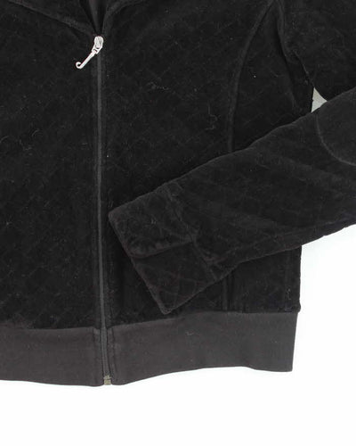 Vintage Y2K Juicy Couture Insulated Zip Up Hoodless Hoodie - M