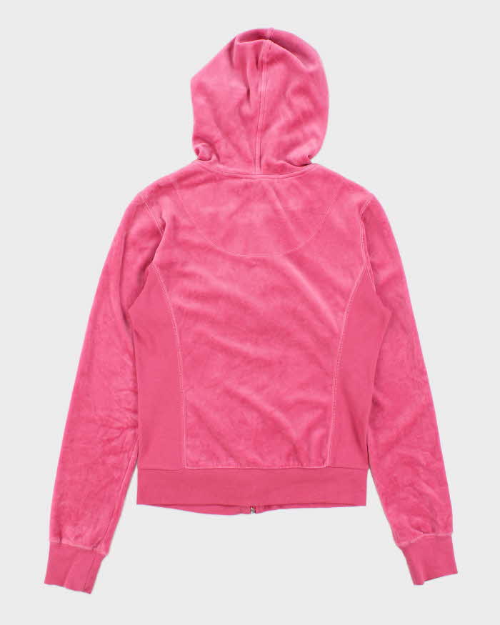 Vintage Y2K LA Kitty Sequined Zip Up Hoodie - M