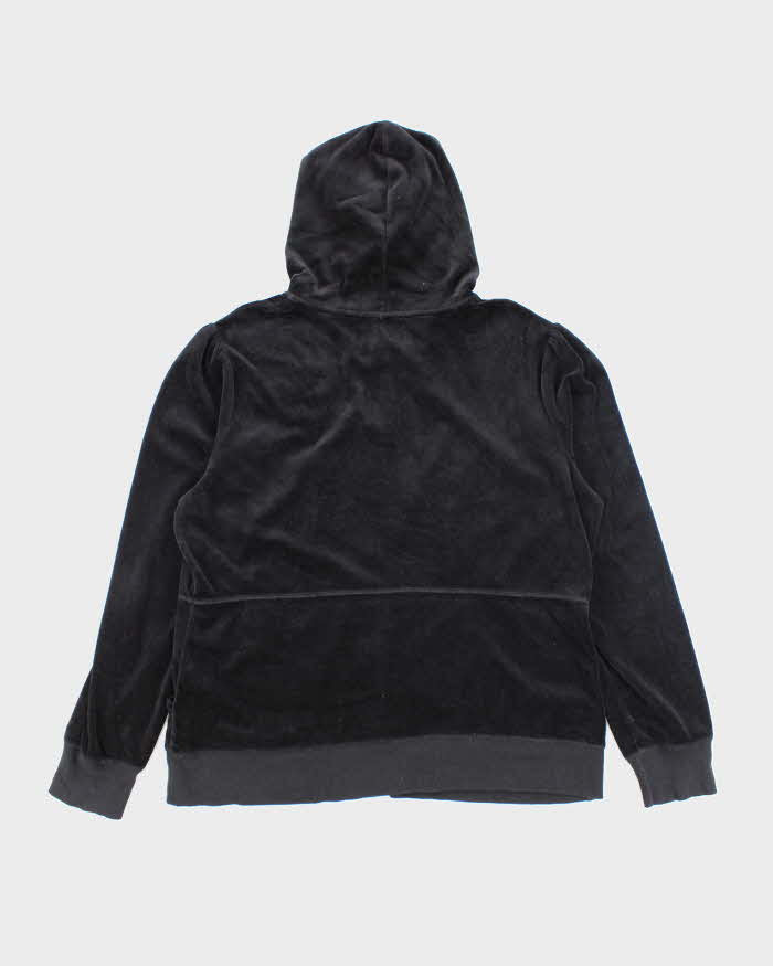 Vintage Y2K Juicy Couture Heart Patch Zip Up Hoodie - XXL