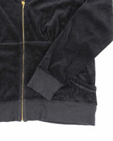 Vintage Y2K Juicy Couture Heart Patch Zip Up Hoodie - XXL