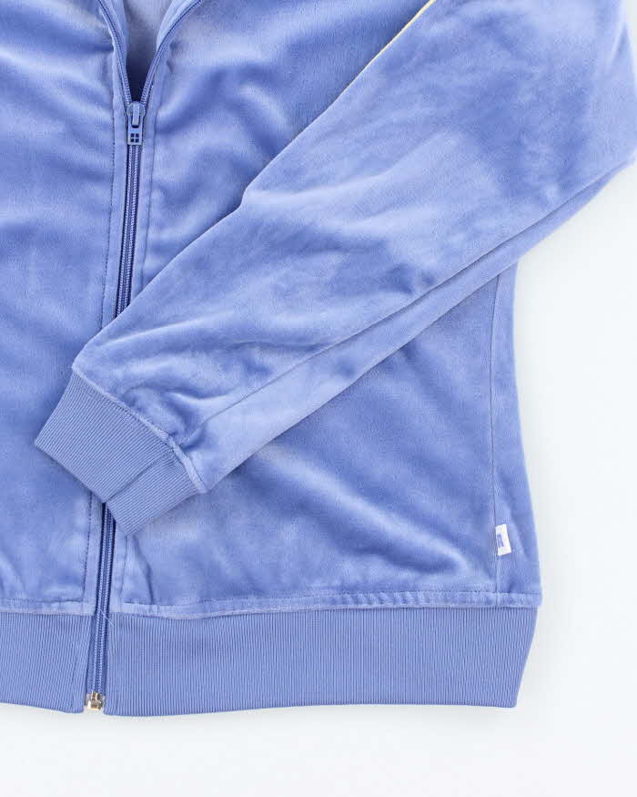 Vintage Y2K Russell Athletic Striped Full Zip Hoodie - L