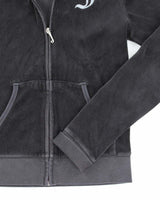 Vintage Y2K Juicy Couture Glitter Logo Zip Up Hoodie - XS
