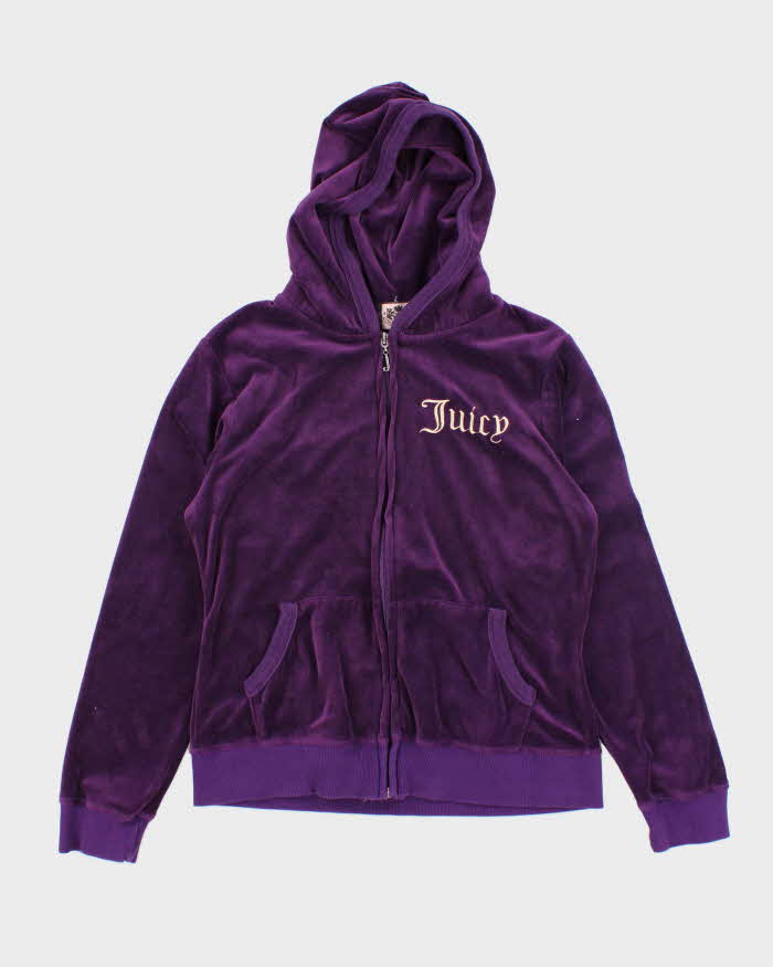 Vintage Y2k 00s Juicy Couture Purple Hoodie - M