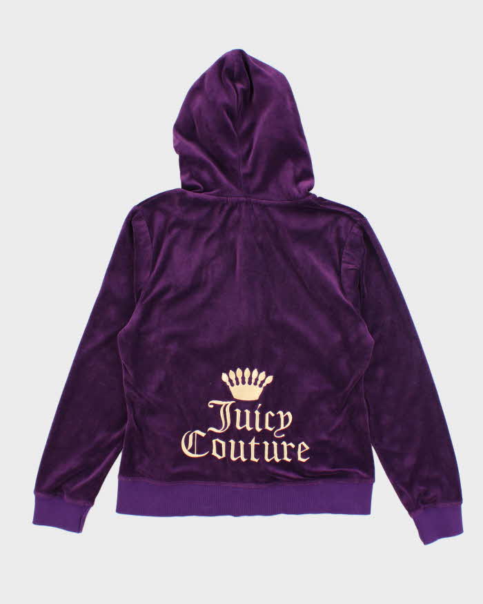 Vintage Y2k 00s Juicy Couture Purple Hoodie - M