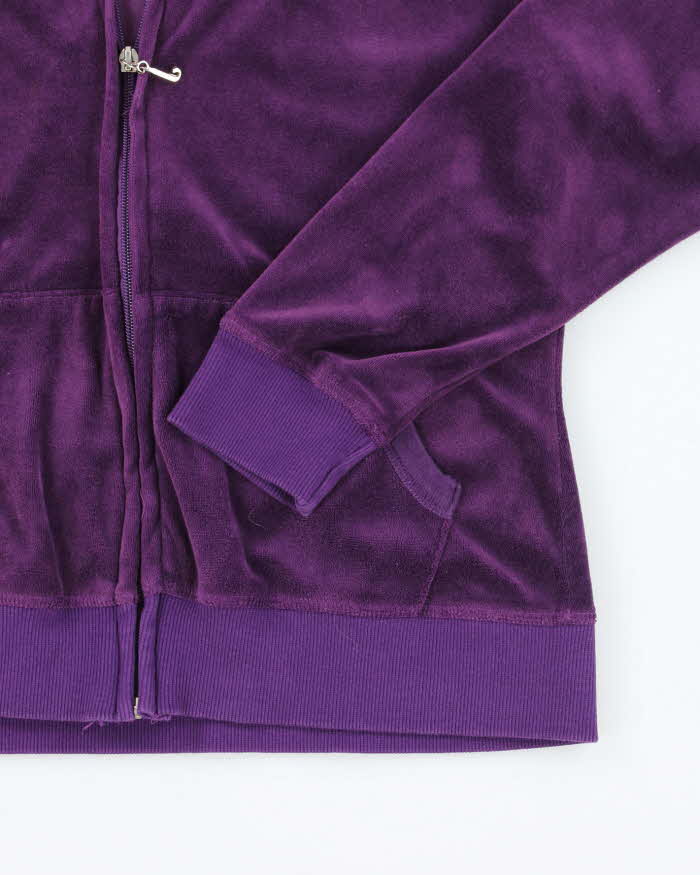 Vintage Y2k 00s Juicy Couture Purple Hoodie - M
