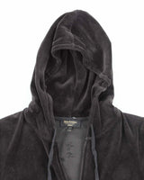 Vintage Y2k 00s Juicy Couture Black Rhinestone Hoodie - S