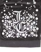 Vintage Y2k 00s Juicy Couture Black Rhinestone Hoodie - S