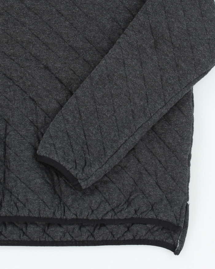 Vintage Eddie Bauer Quilted Quarter-Button Jumper - M