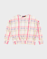 Vintage Ralph Lauren Checked Sweatshirt - M