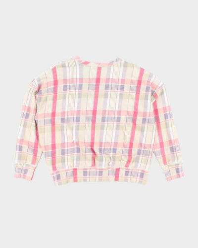 Vintage Ralph Lauren Checked Sweatshirt - M
