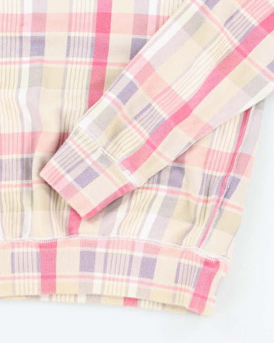 Vintage Ralph Lauren Checked Sweatshirt - M