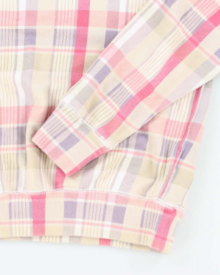 Vintage Ralph Lauren Checked Sweatshirt - M