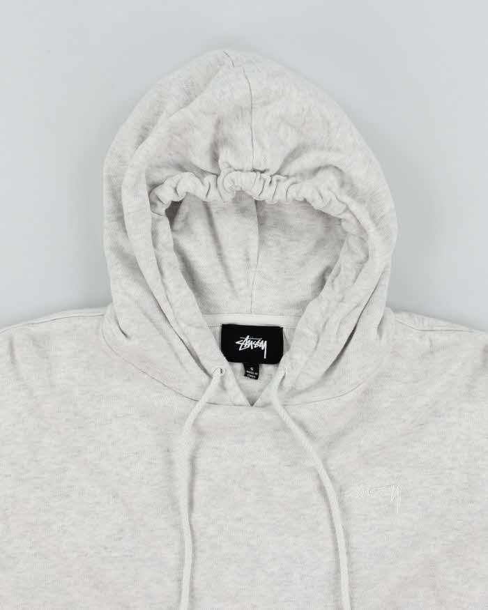 Vintage Y2k 00s Stussy Cropped Hoodie - S