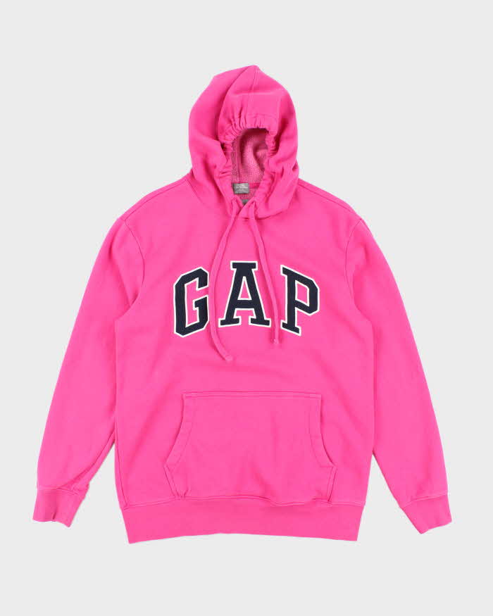 Vintage Gap Pink Logo Hoodie - S