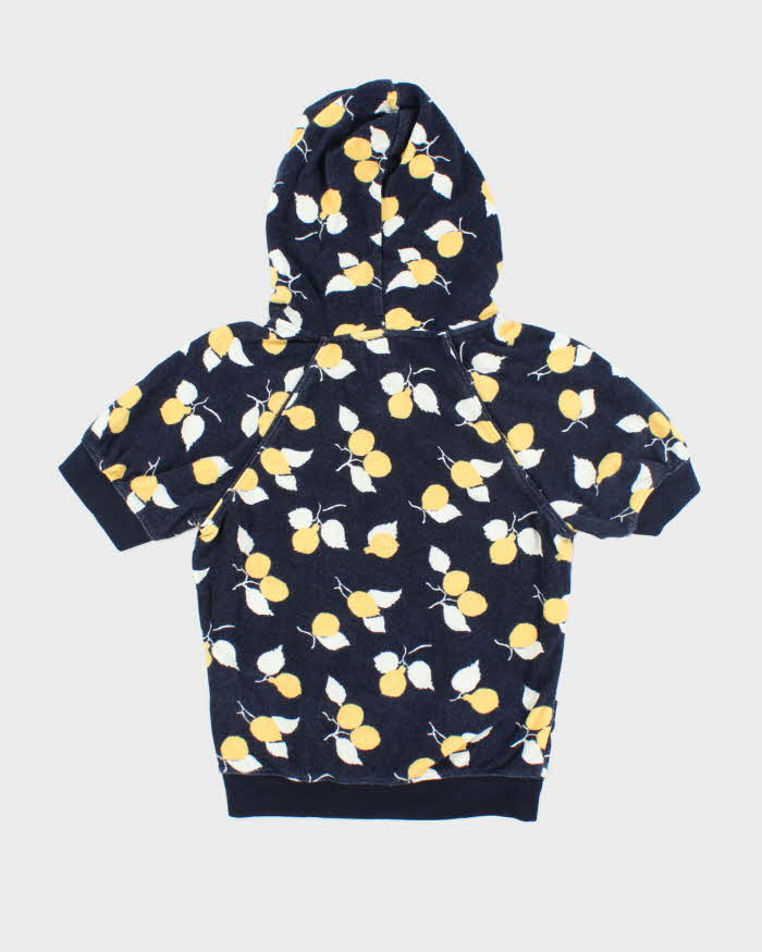 Vintage Y2k 00s Juicy Couture Towling Short Sleeve Hoodie - M