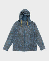 Vintage Y2K 00s Bench Leopard Print Zip-Up Hoodie - M