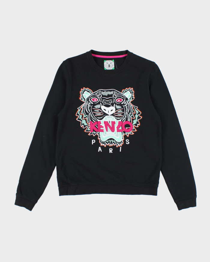 Vintage Y2k 00s Kenzo Embroidered Sweatshirt - M