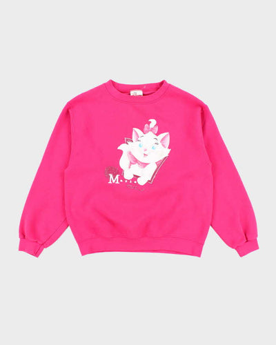 Vintage Y2K Disney Marie Graphic Print Sweatshirt - L
