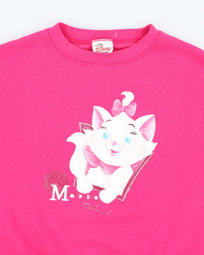 Vintage Y2K Disney Marie Graphic Print Sweatshirt - L