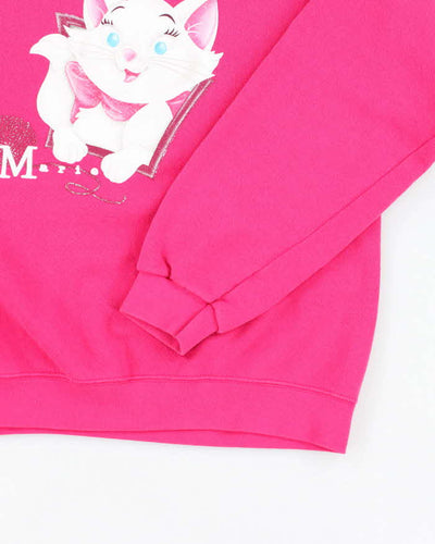 Vintage Y2K Disney Marie Graphic Print Sweatshirt - L