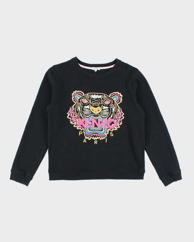 Vintage 2000's Women's Kenzo Embroidered Tiger Sweatshirt - L