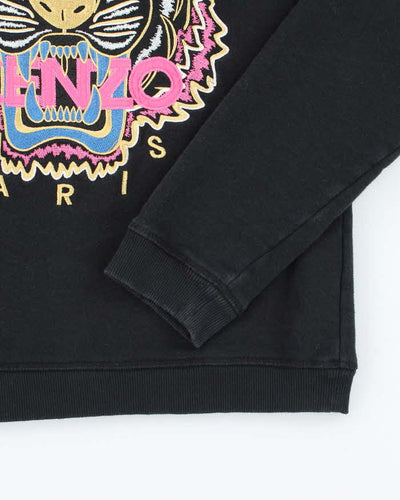 Vintage 2000's Women's Kenzo Embroidered Tiger Sweatshirt - L