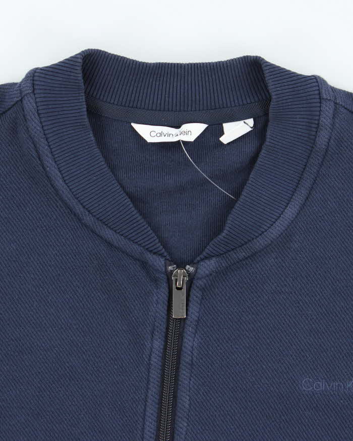 Vintage 2000's Calvin Klein Full Zip Sweatshirt - M