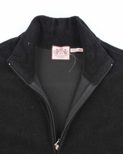 Vintage Y2k 00s Juicy Couture Towelling Zip-Up Jumper - L