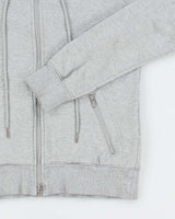 Vintage 00s Y-3 Yohji Yamamoto x Adidas Grey Zip-Up Hoodie - M