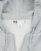 Vintage 00s Y-3 Yohji Yamamoto x Adidas Grey Zip-Up Hoodie - M