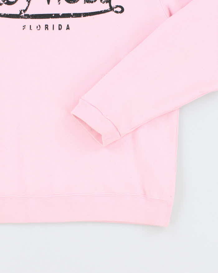 Vintage Y2k 00s Harley Davidson Key West Pink Sweatshirt - L