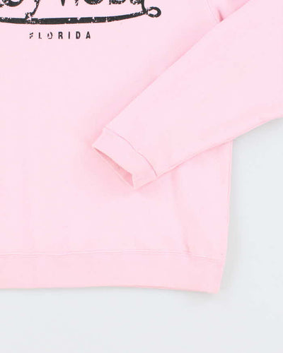 Vintage Y2k 00s Harley Davidson Key West Pink Sweatshirt - L