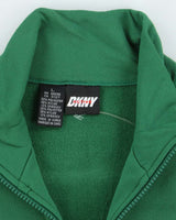 Vintage Y2k 00s DKNY Sleeveless Zip-Up Jumper - L