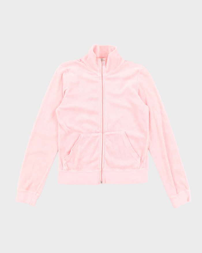 Vintage Y2k 00s Juicy Couture Zip-Up Jumper - M